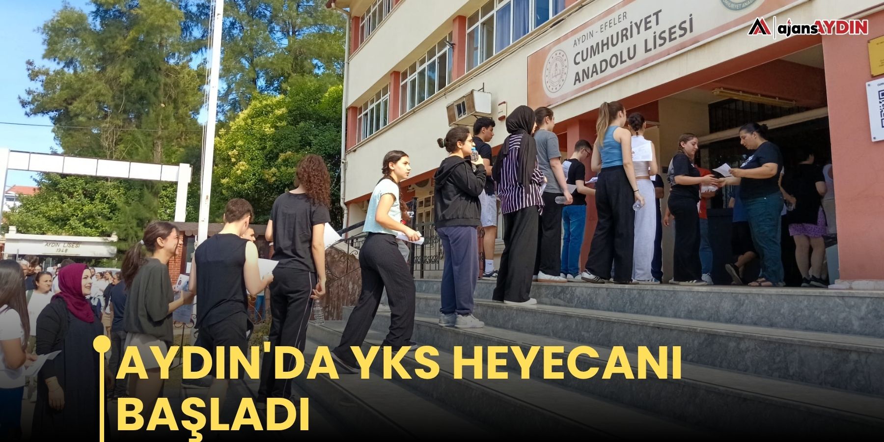 Aydın'da YKS heyecanı başladı