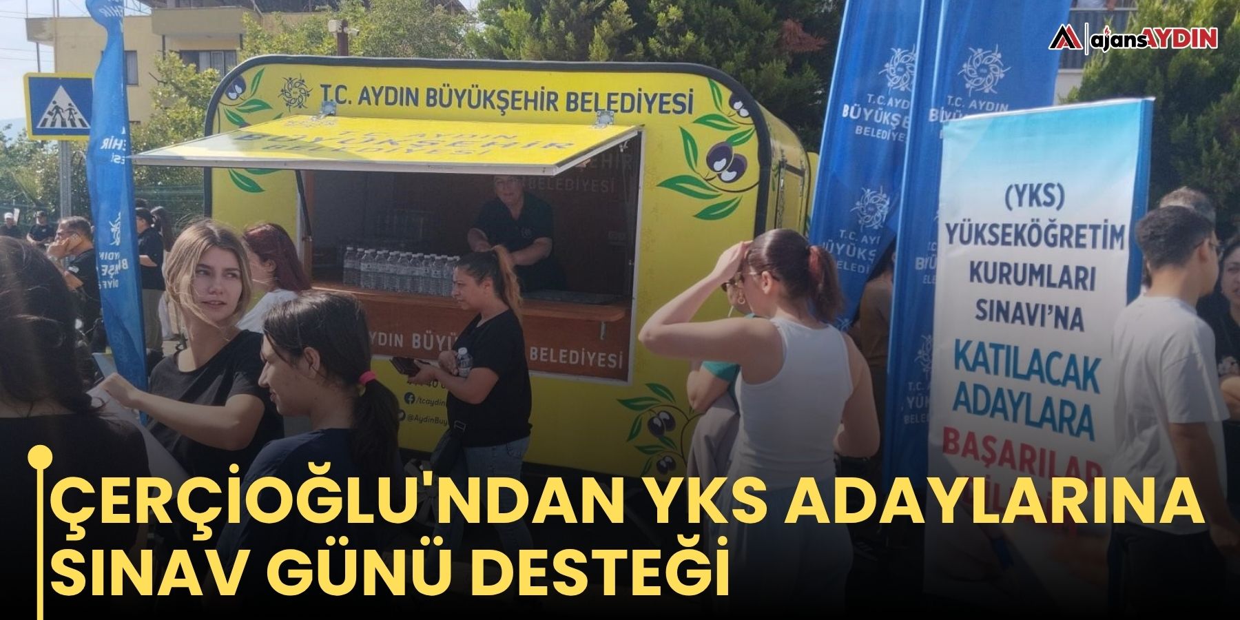 Başkan Çerçioğlu'ndan YKS adaylarına sınav günü desteği