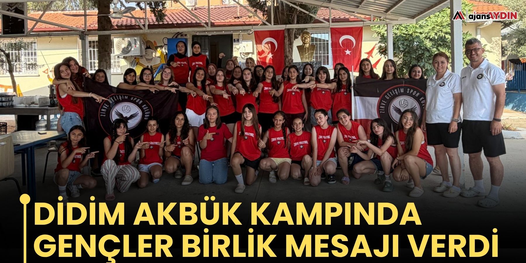 Didim Akbük Kampında Gençler Birlik Mesajı Verdi