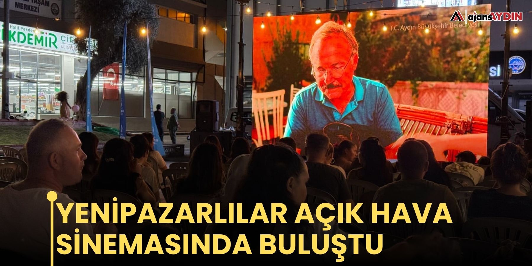 Yenipazarlılar açık hava sinemasında buluştu