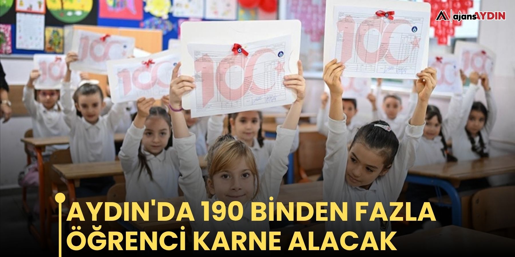 Aydın'da 190 binden fazla öğrenci karne alacak