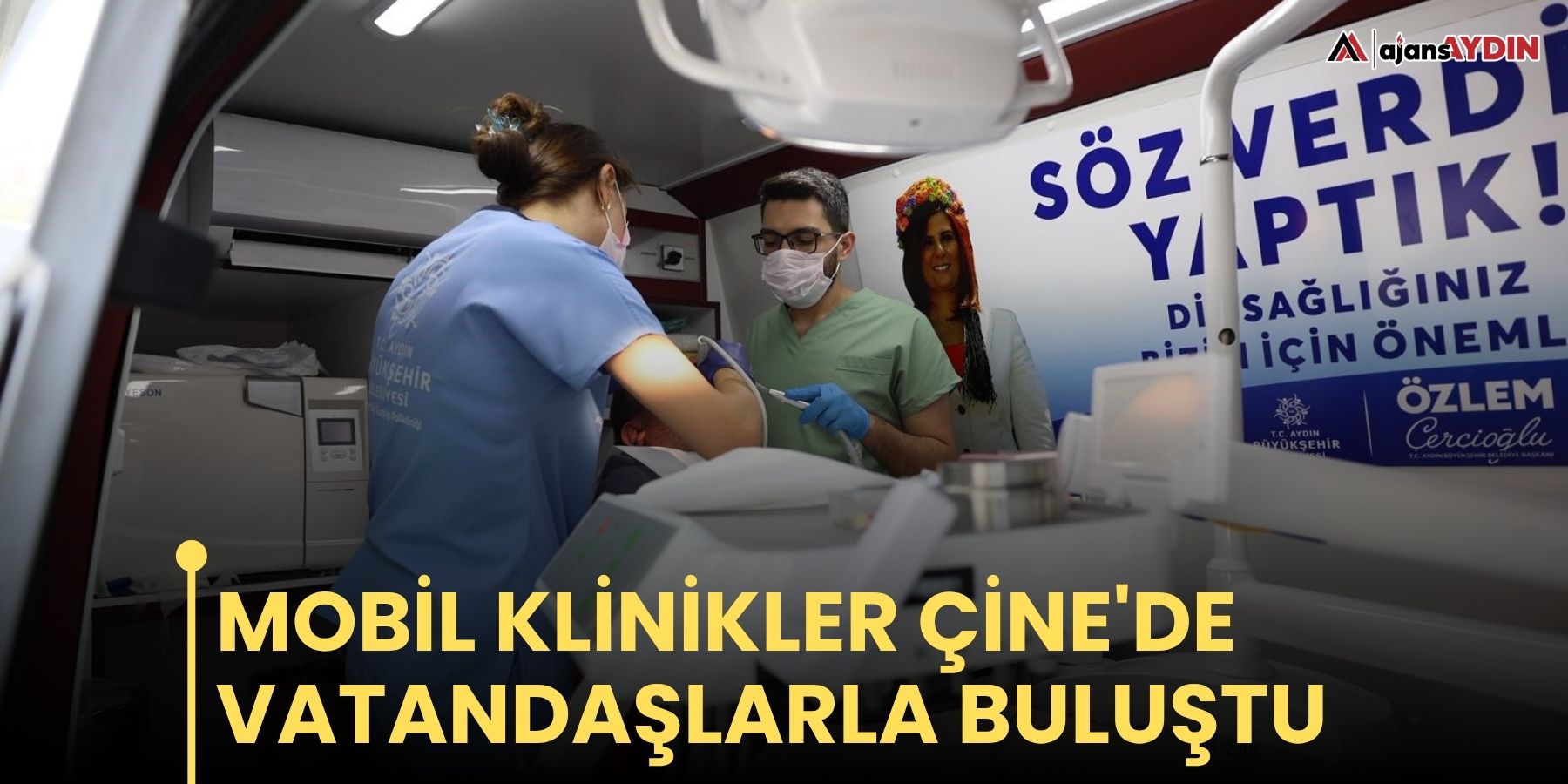 Mobil Klinikler Çine'de vatandaşlarla buluştu