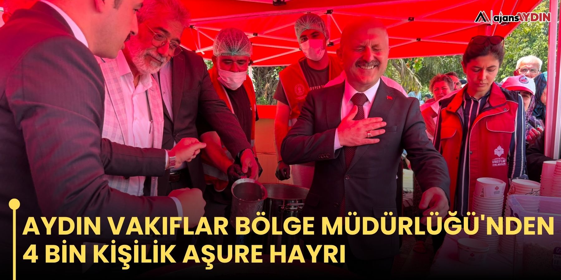 Aydın Vakıflar Bölge Müdürlüğü'nden 4 bin kişilik aşure hayrı