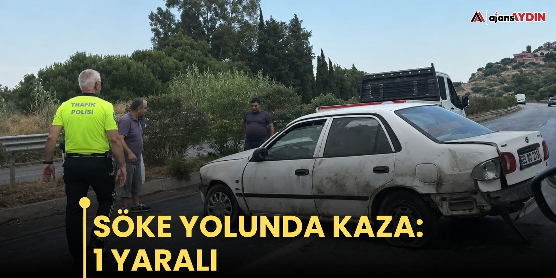 Söke yolunda kaza: 1 yaralı