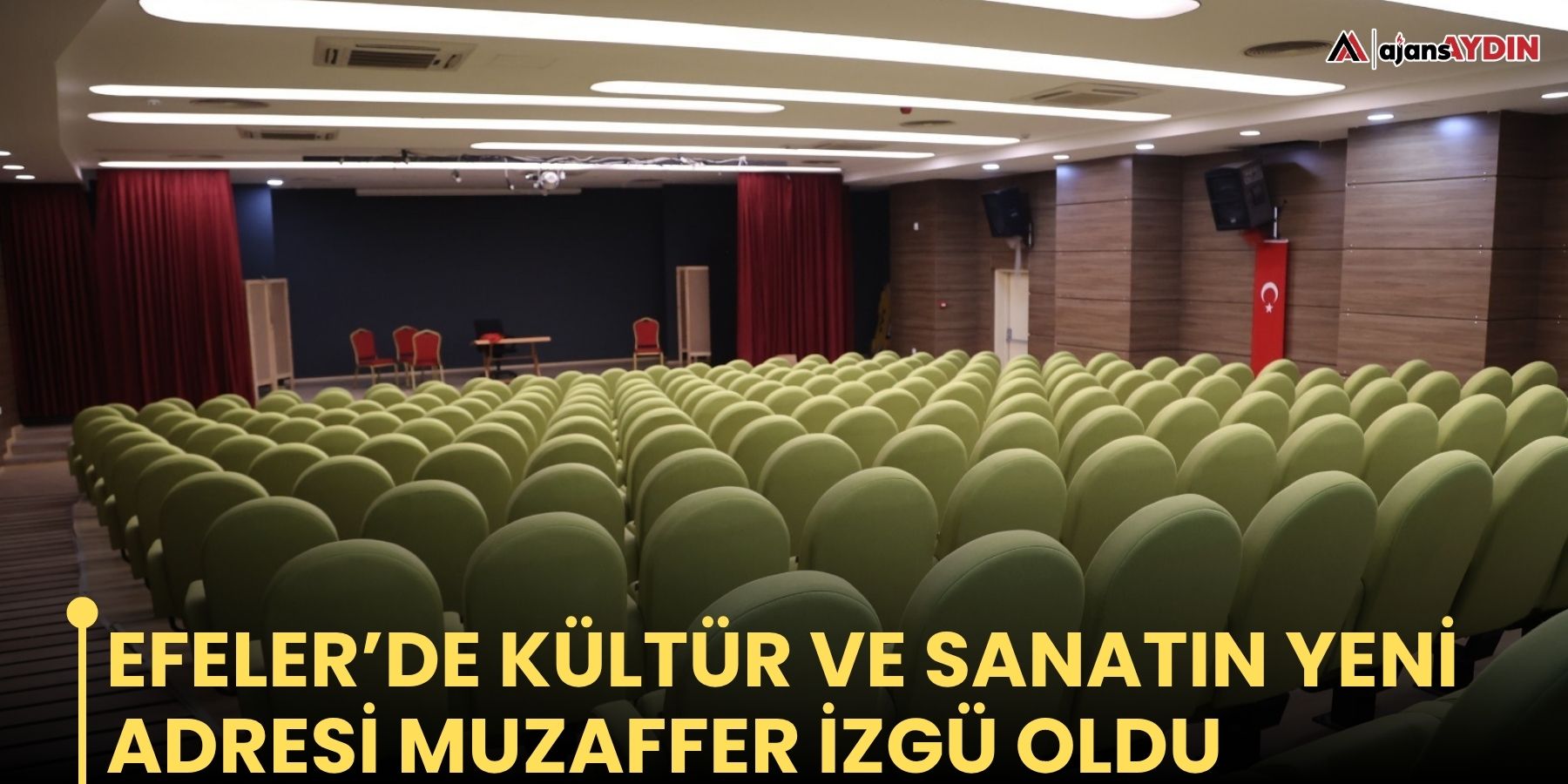 Efeler’de kültür ve sanatın yeni adresi Muzaffer İzgü oldu
