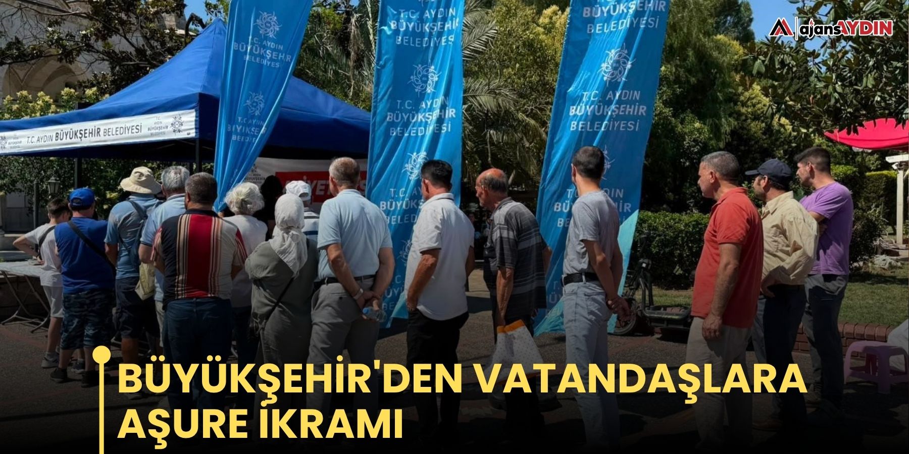 Büyükşehir'den vatandaşlara aşure ikramı