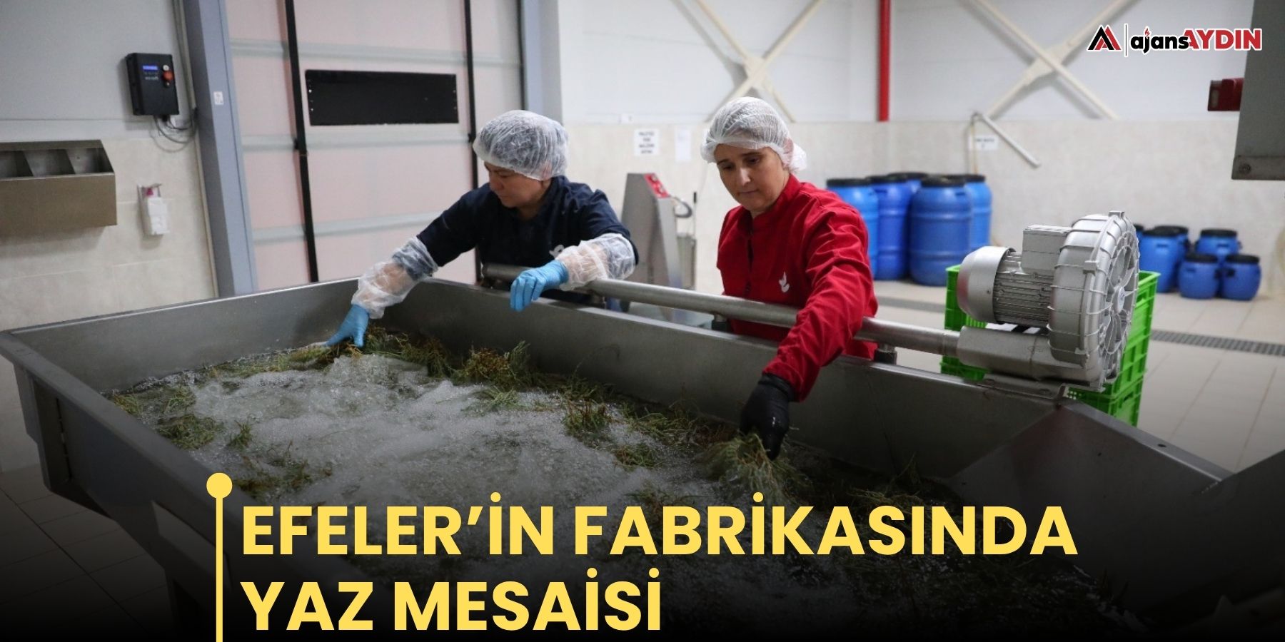 Efeler’in fabrikasında yaz mesaisi