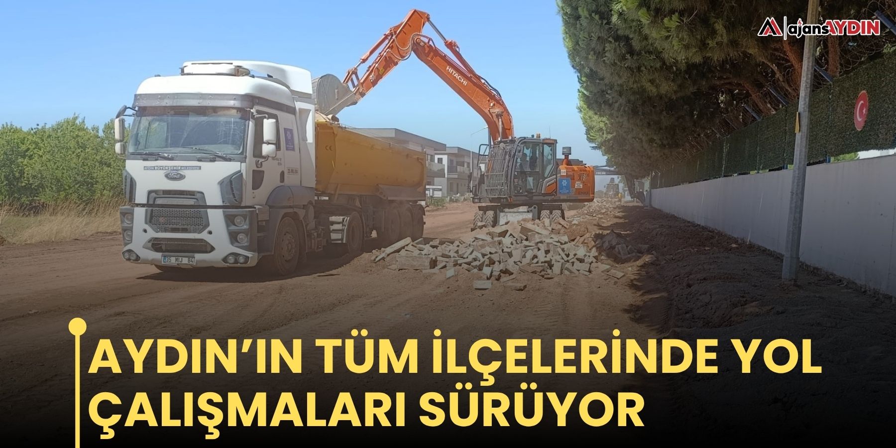 Aydın’ın tüm ilçelerinde yol çalışmaları sürüyor