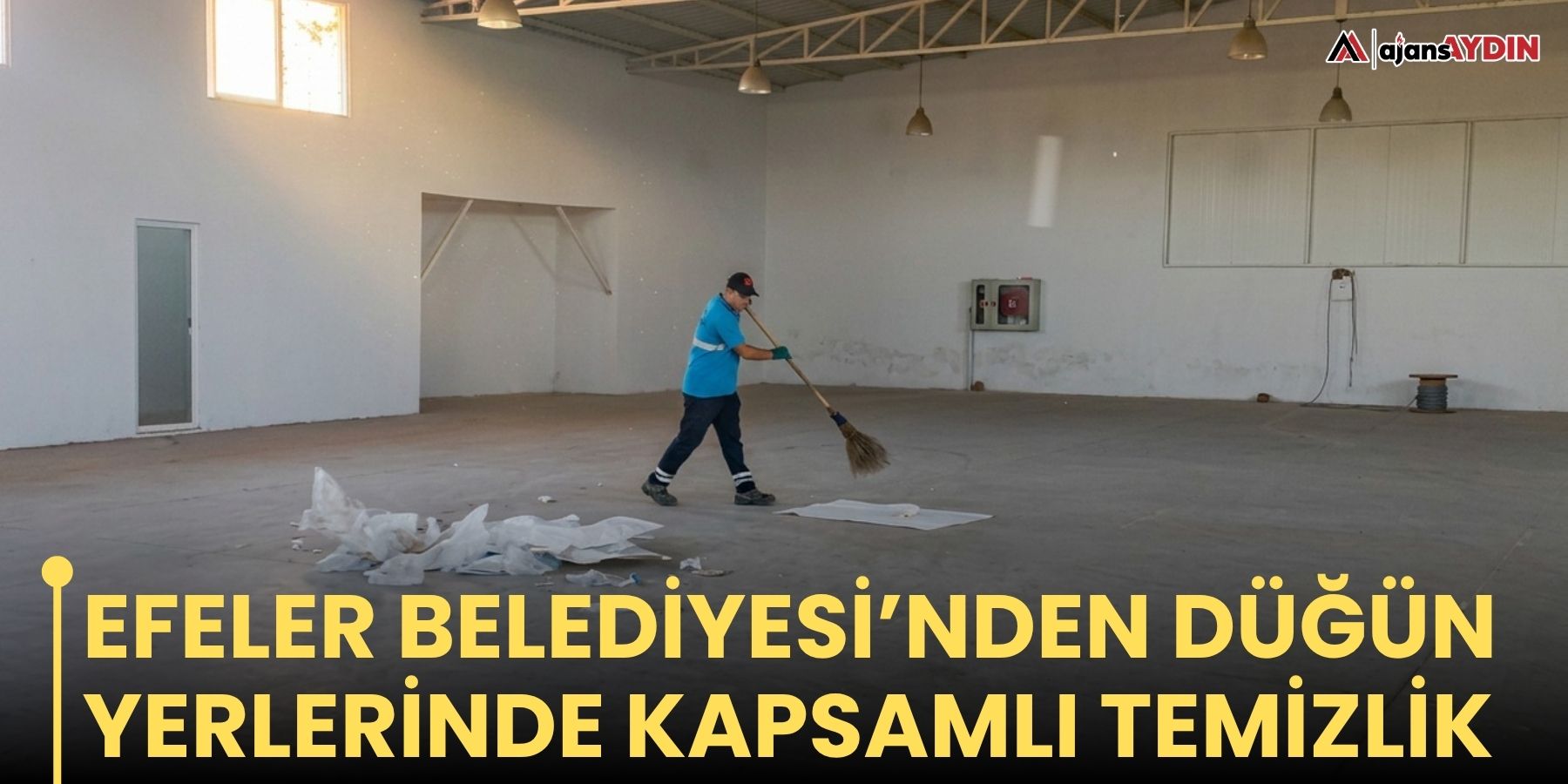 Efeler Beledi̇yesi’nden düğün yerlerinde kapsamlı temizlik