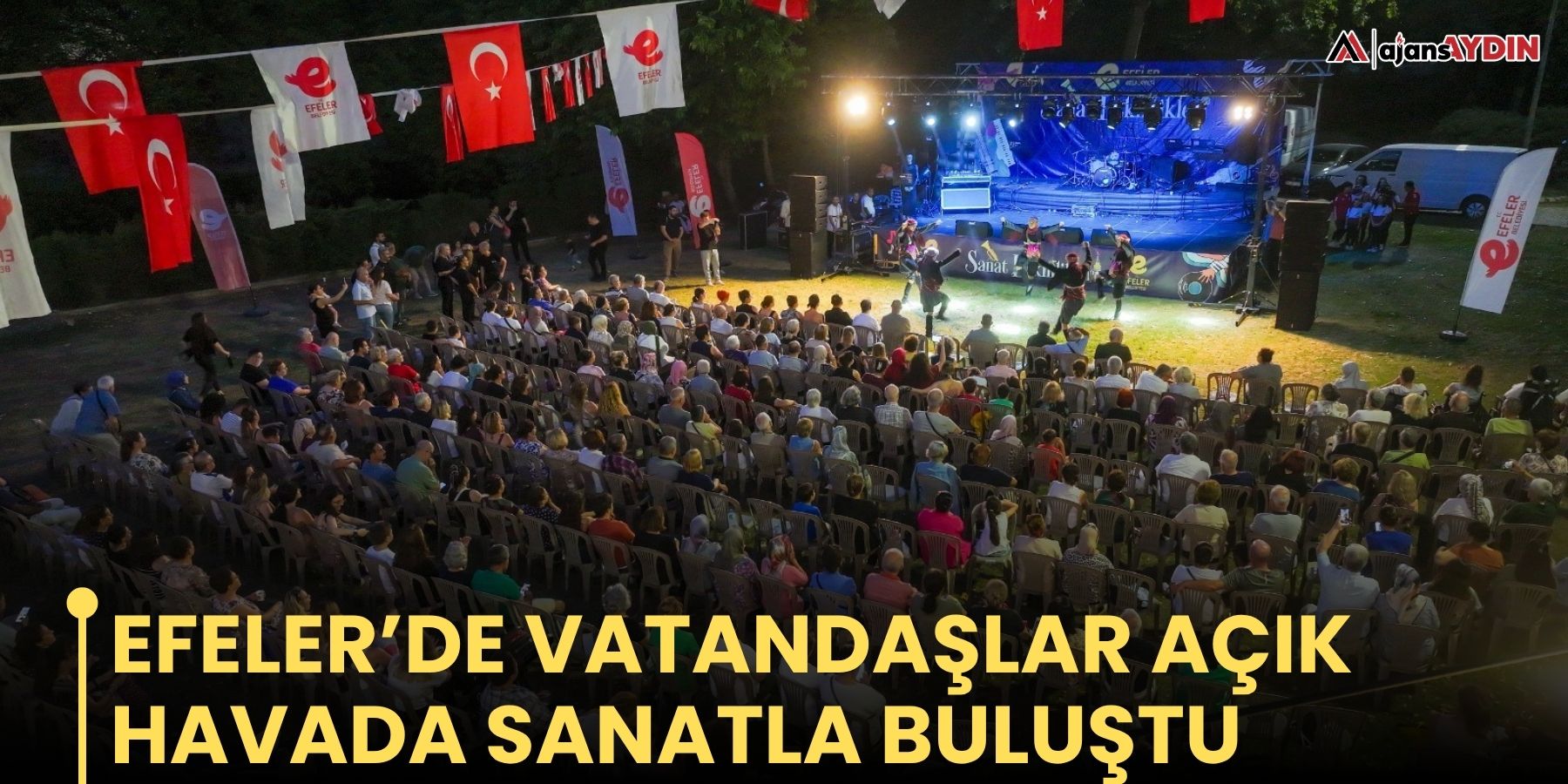 Efeler’de vatandaşlar açık havada sanatla buluştu