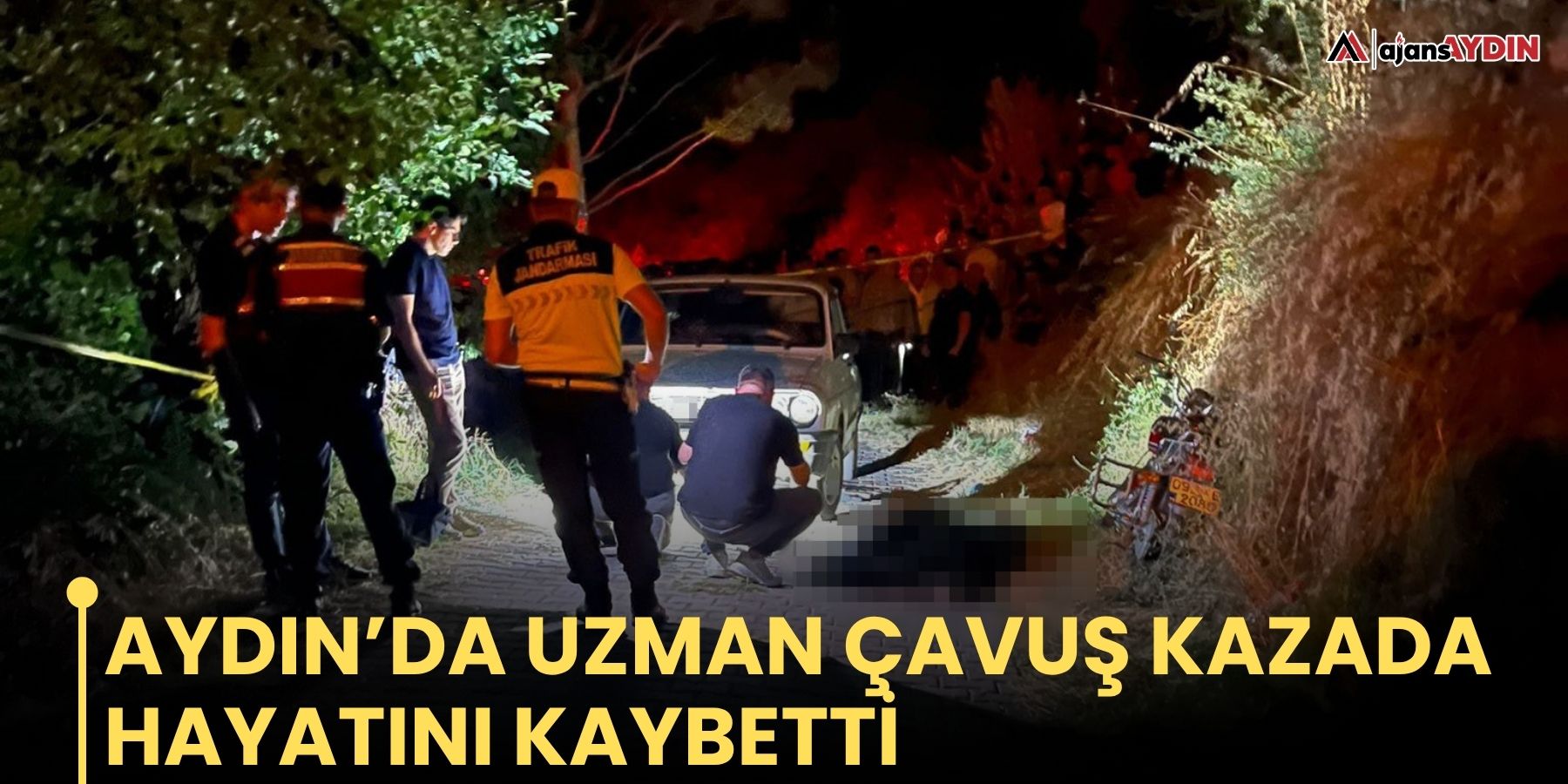 Aydın’da uzman çavuş kazada hayatını kaybetti