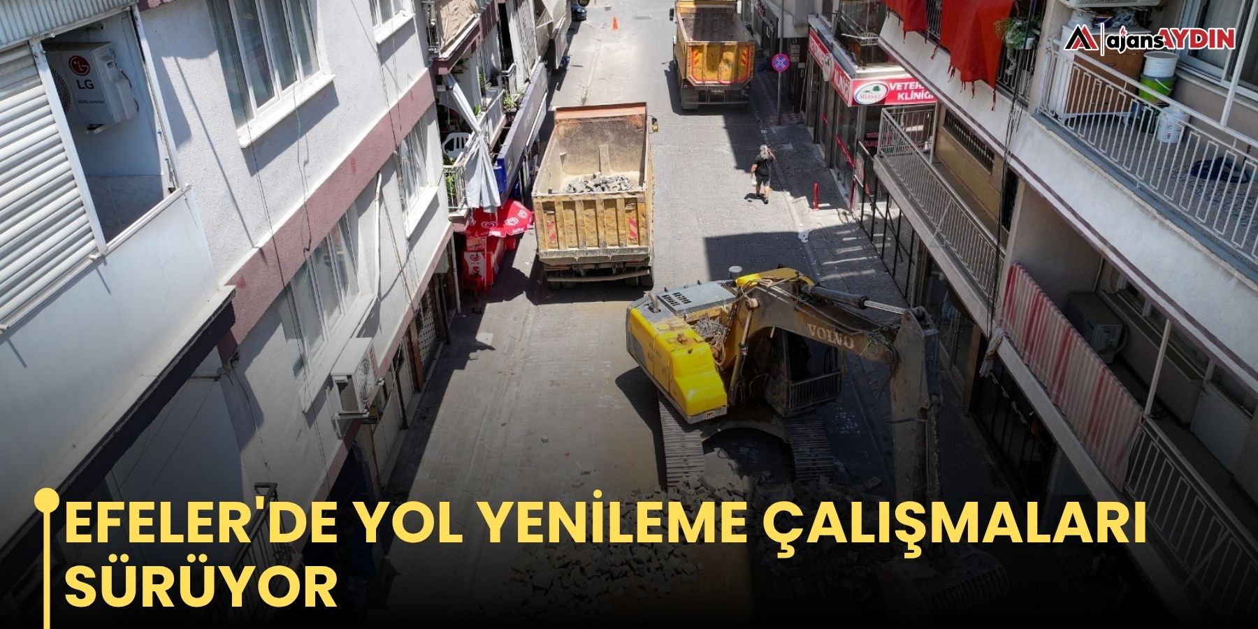 Efeler'de yol yenileme çalışmaları sürüyor