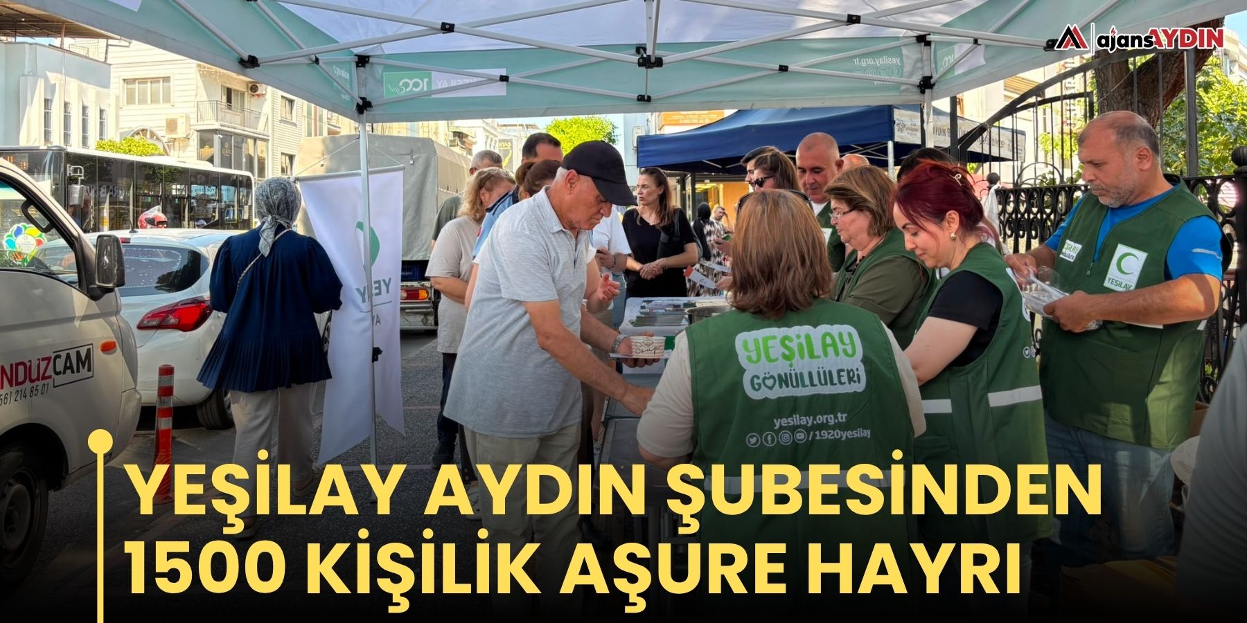 Yeşilay Aydın Şubesinden 1500 kişilik aşure hayrı