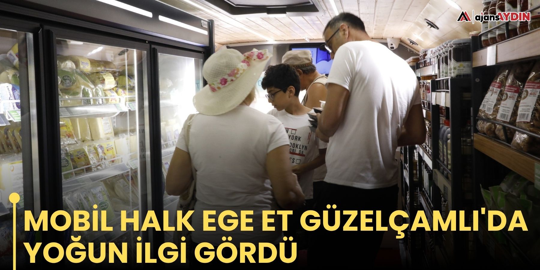 Mobil Halk Ege Et Güzelçamlı'da yoğun ilgi gördü