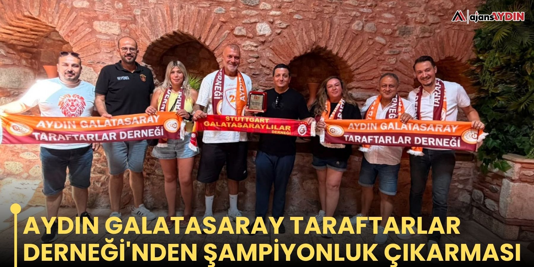 Aydın Galatasaray Taraftarlar Derneği'nden şampiyonluk çıkarması