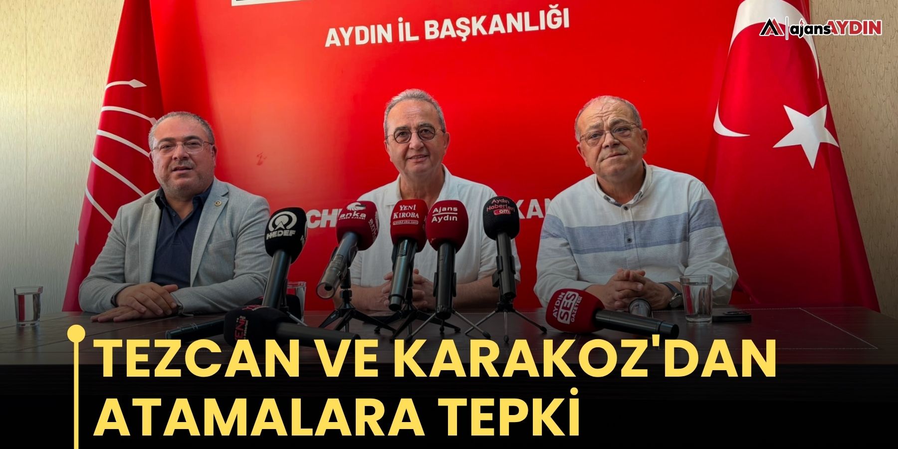 Tezcan ve Karakoz'dan atamalara tepki