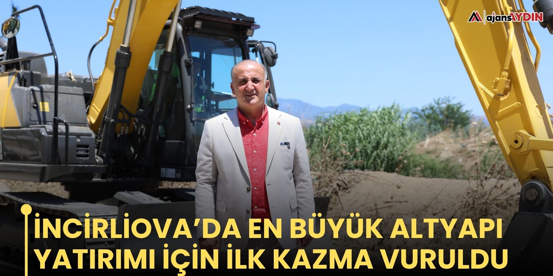İncirliova’da En Büyük Altyapı Yatırımı İçin İlk Kazma Vuruldu