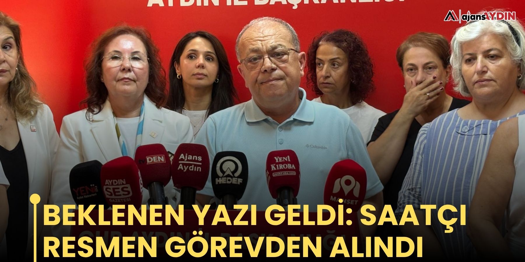 Beklenen yazı geldi: Saatçı resmen görevden alındı