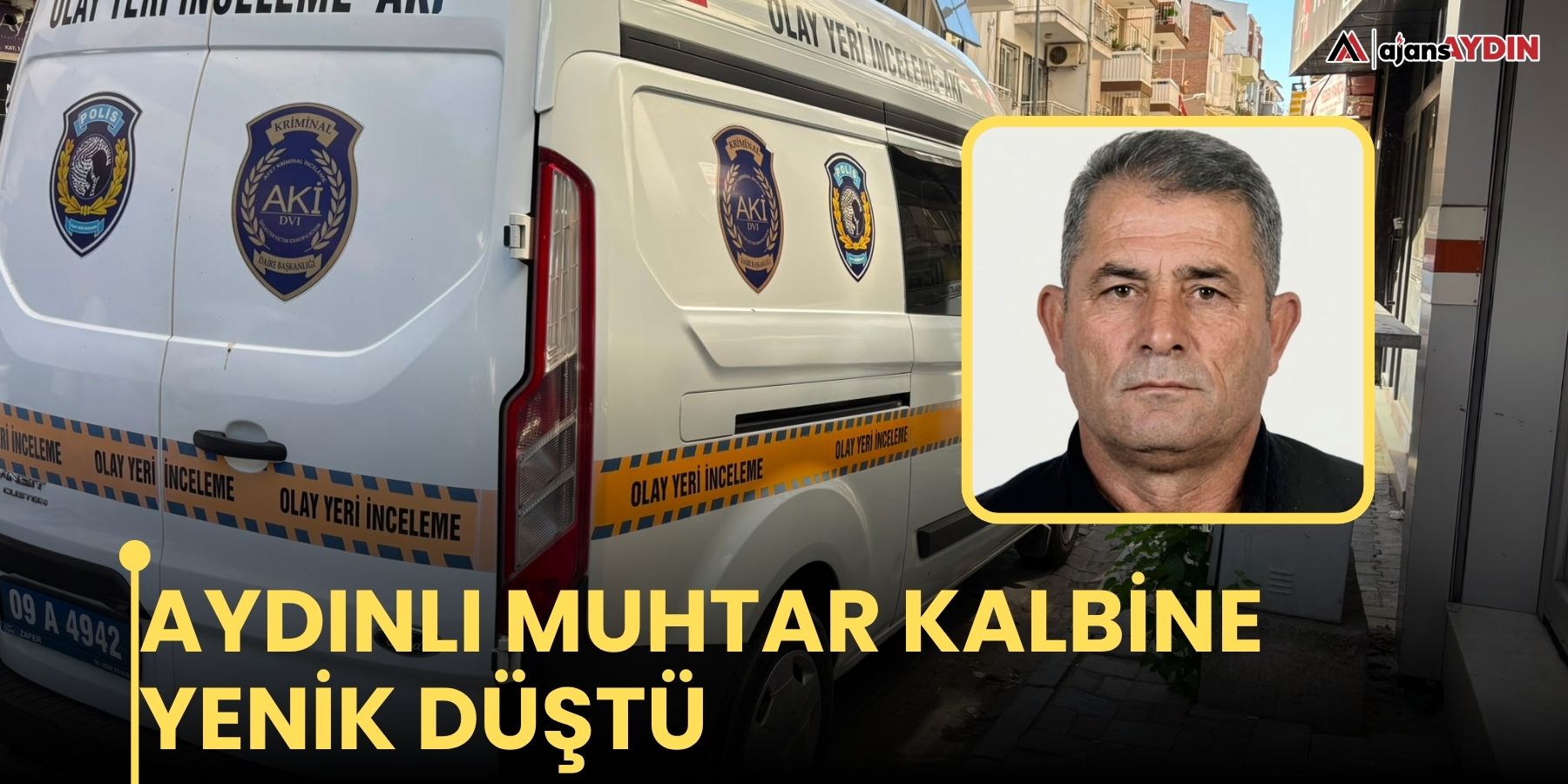 Aydınlı muhtar kalbine yenik düştü