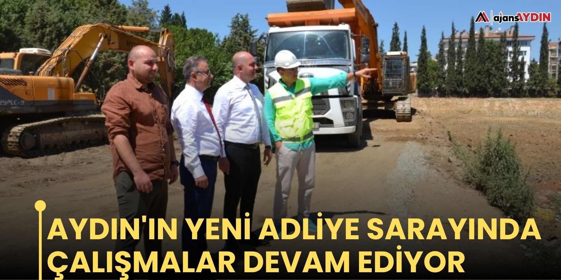 Aydın'ın yeni adliye sarayında çalışmalar devam ediyor