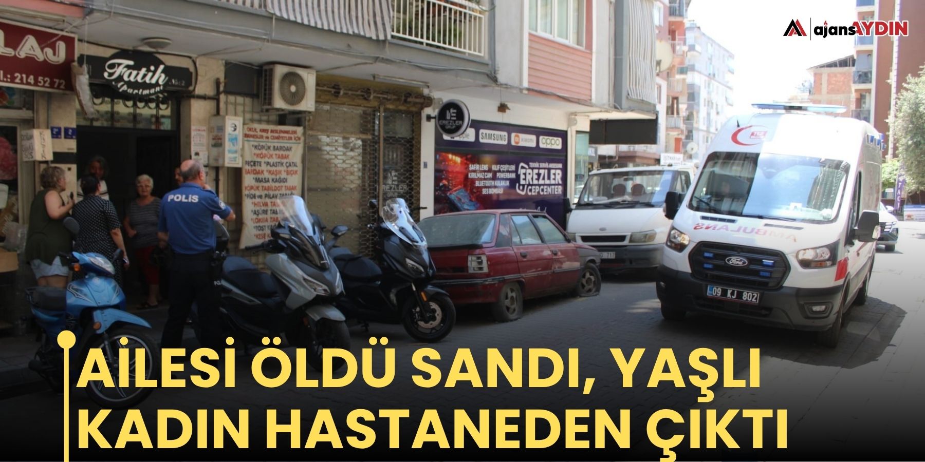 Ailesi öldü sandı, yaşlı kadın hastaneden çıktı