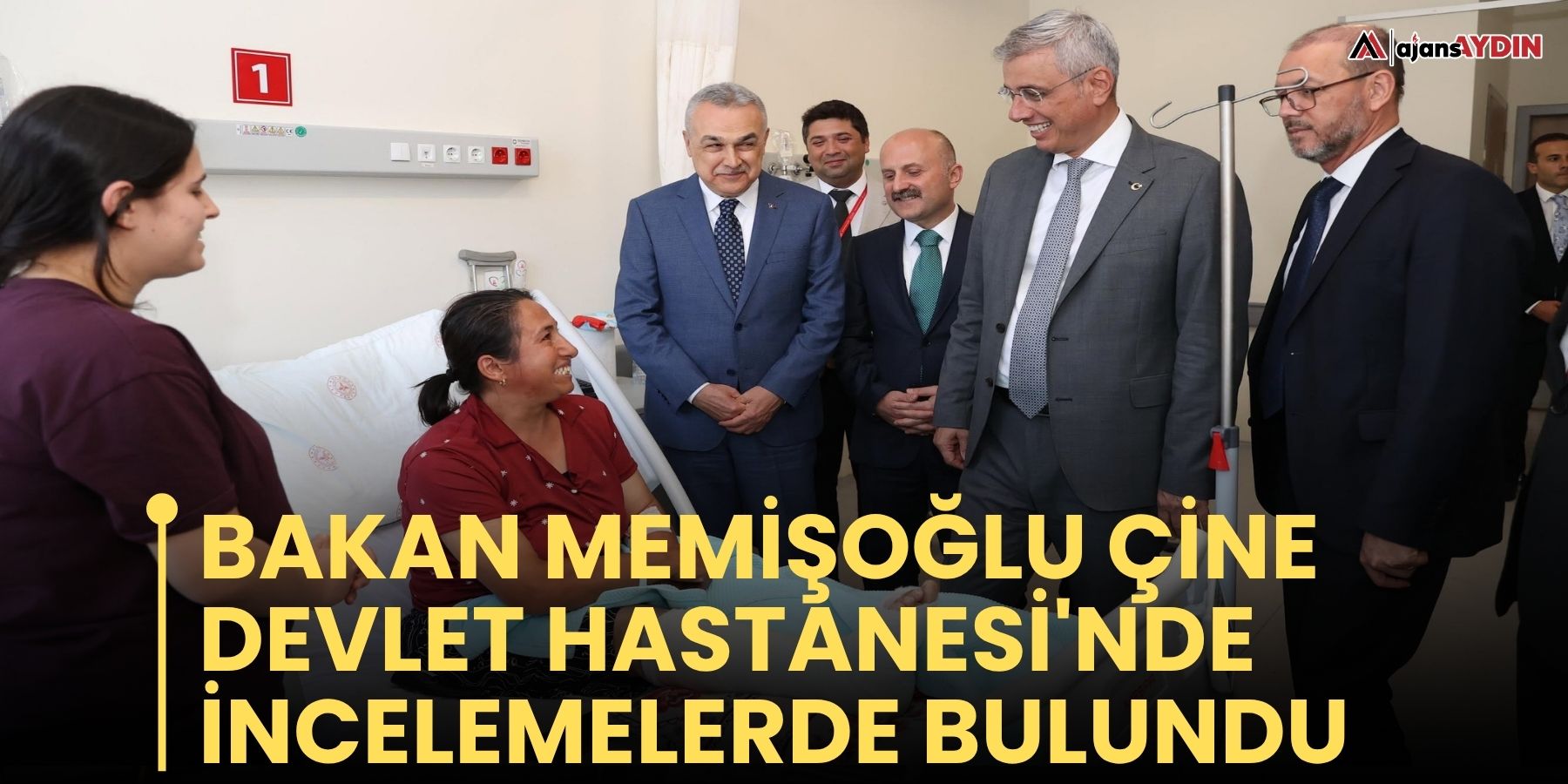 Bakan Memişoğlu Çine Devlet Hastanesi'nde incelemelerde bulundu