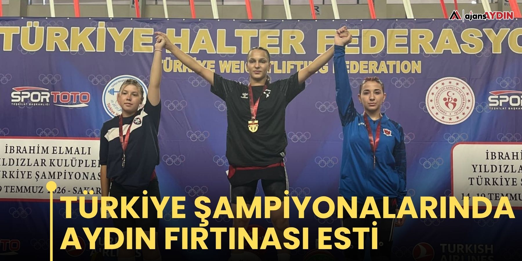 Türkiye şampiyonalarında Aydın fırtınası esti
