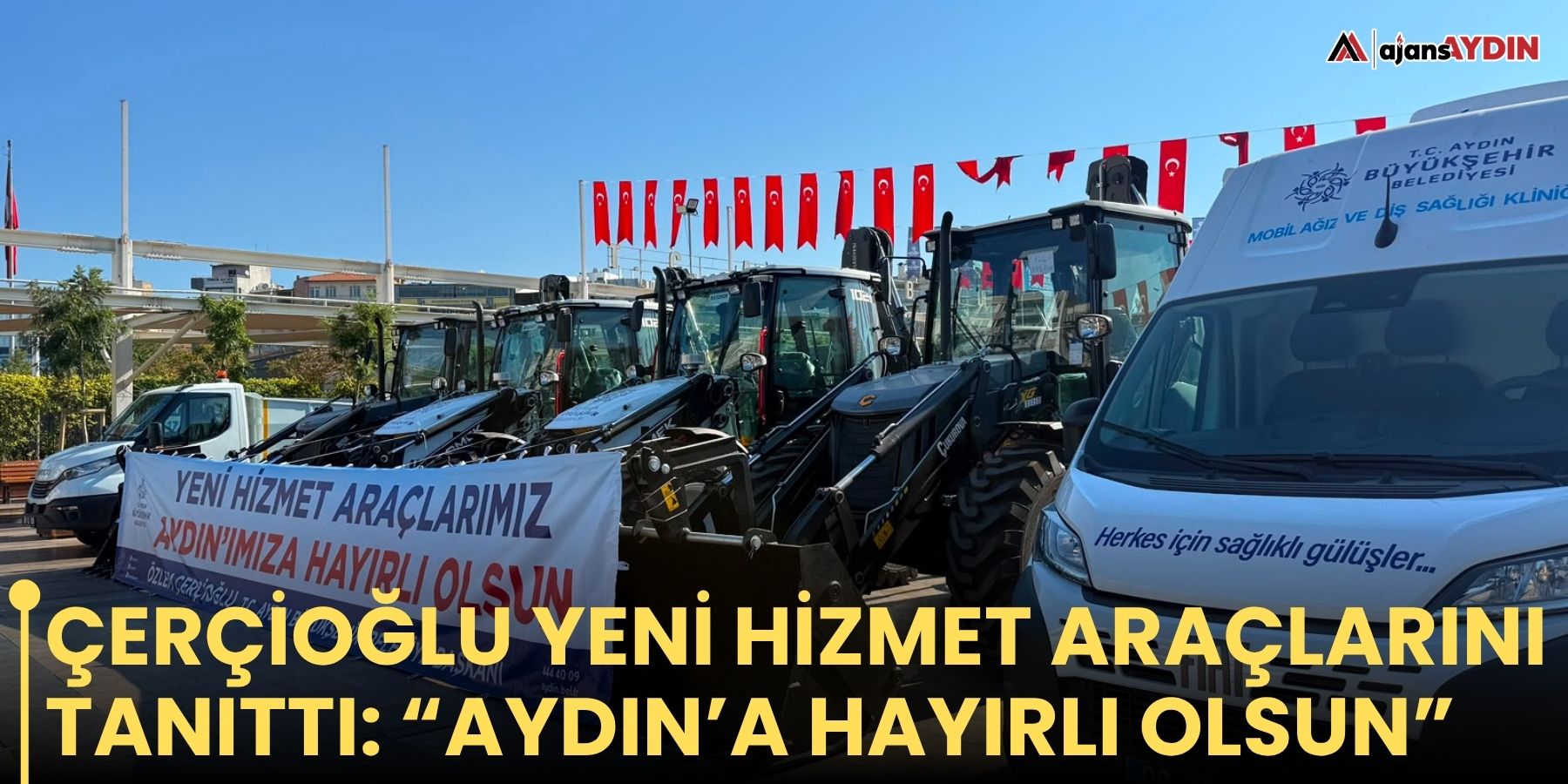 Özlem Çerçioğlu yeni hizmet araçlarını tanıttı: “Aydın’a hayırlı olsun”