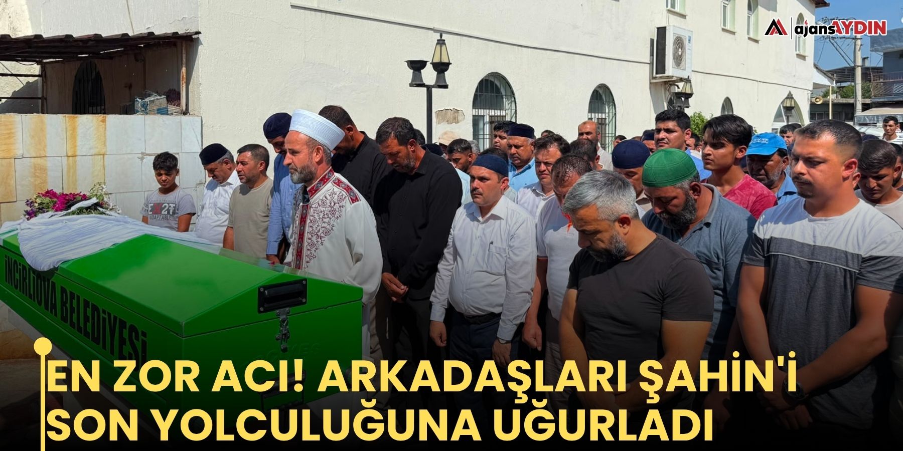 En zor acı! Arkadaşları Şahin'i son yolculuğuna uğurladı