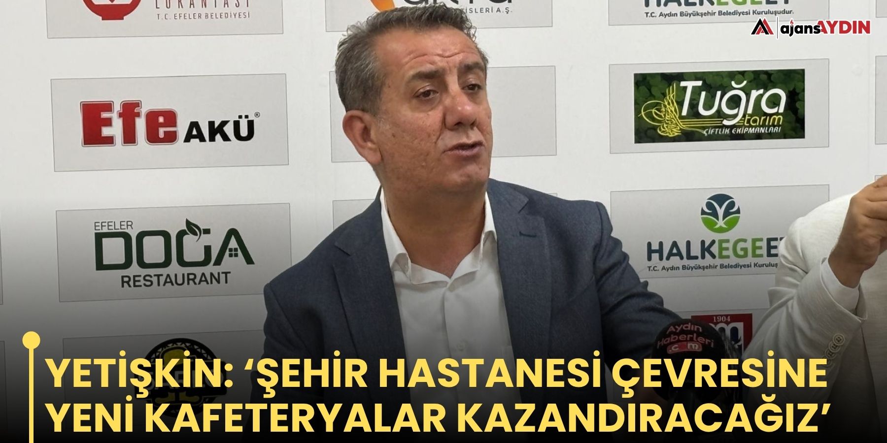 Yetişkin: ‘Şehir Hastanesi çevresine yeni kafeteryalar kazandıracağız’