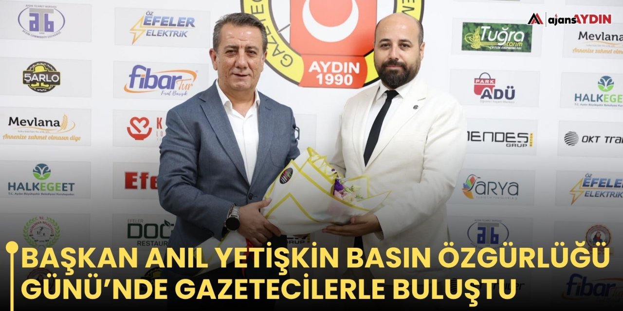 Başkan Anıl Yetişkin Basın Özgürlüğü Günü’nde Gazetecilerle buluştu