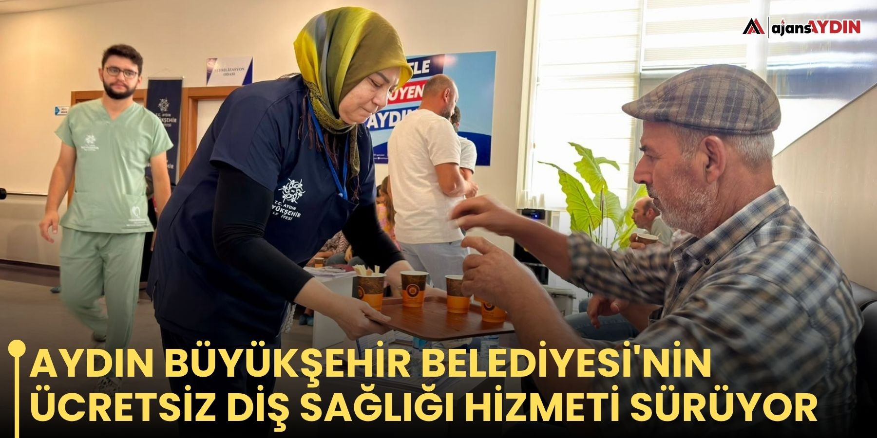 Aydın Büyükşehir Belediyesi'nin ücretsiz diş sağlığı hizmeti sürüyor
