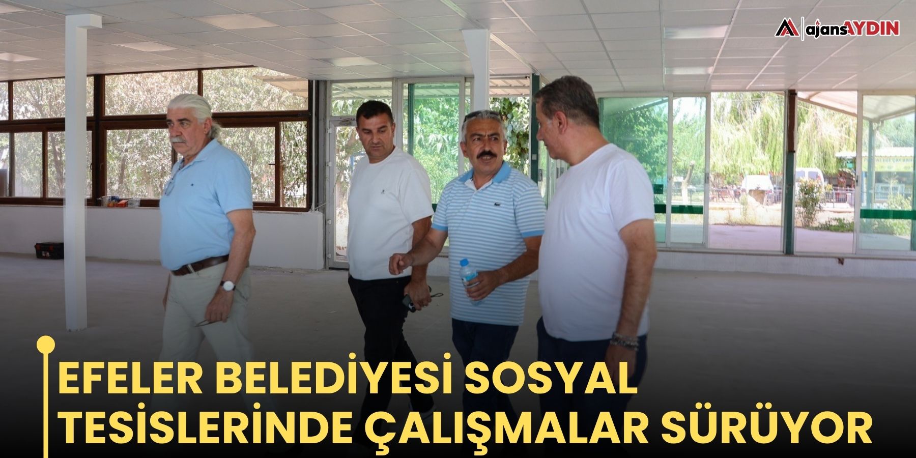 Efeler Belediyesi sosyal tesislerinde çalışmalar sürüyor