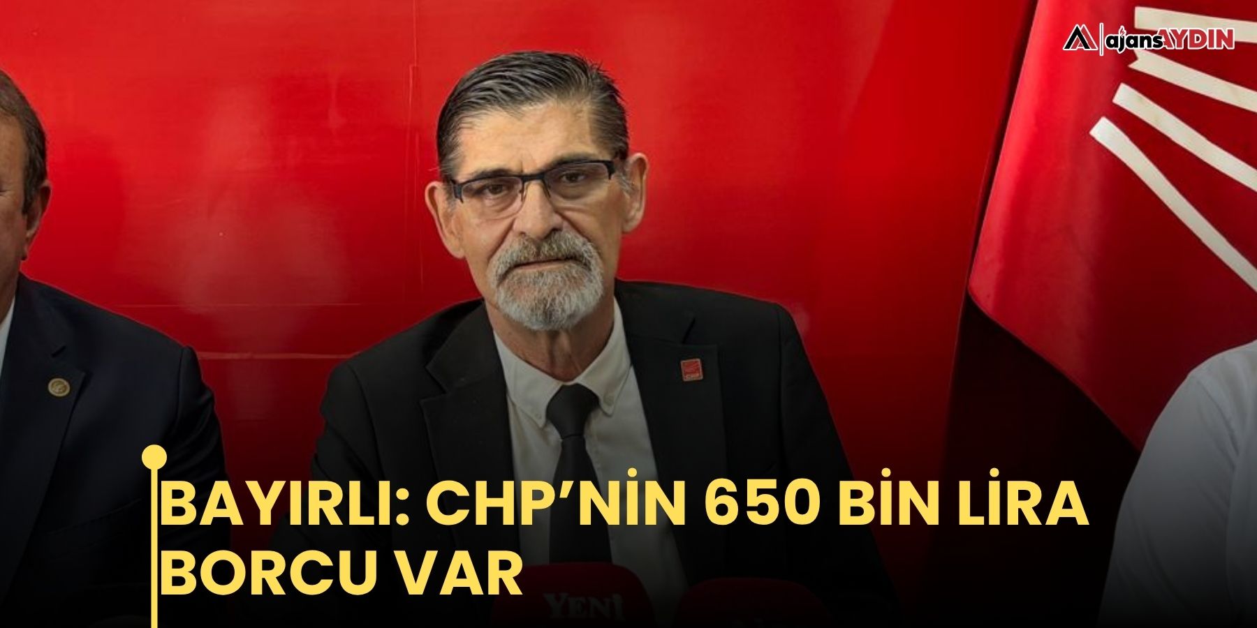 Bayırlı: CHP’nin 650 bin lira  borcu var