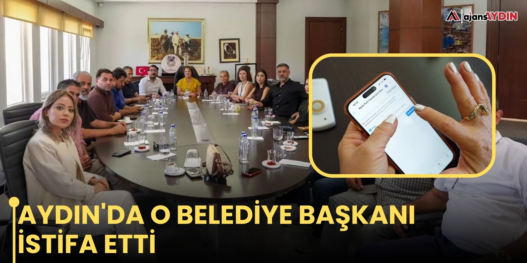 Aydın'da o belediye başkanı istifa etti