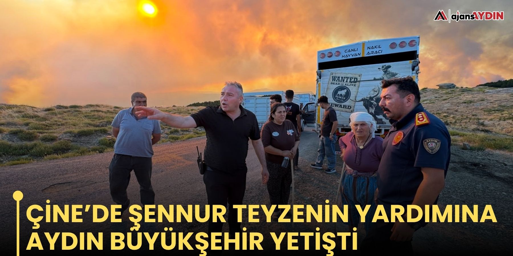 Çine’de Şennur teyzenin yardımına Aydın Büyükşehir yetişti