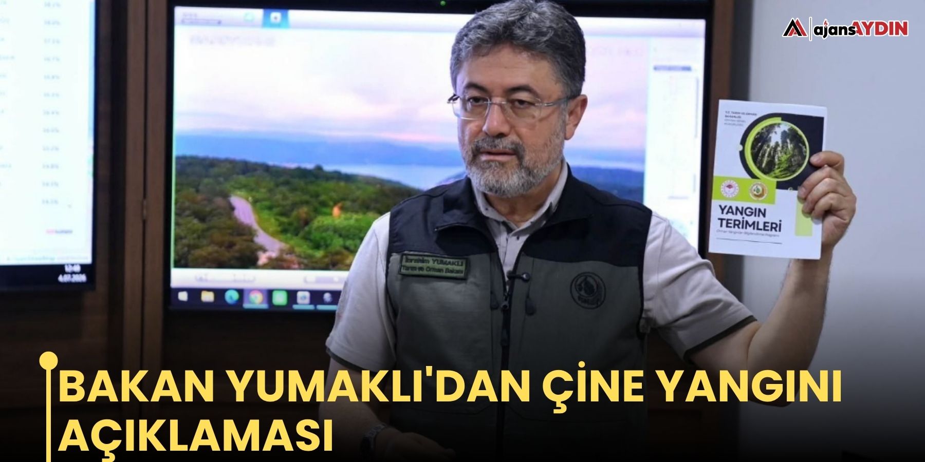 Bakan Yumaklı'dan Çine yangını açıklaması