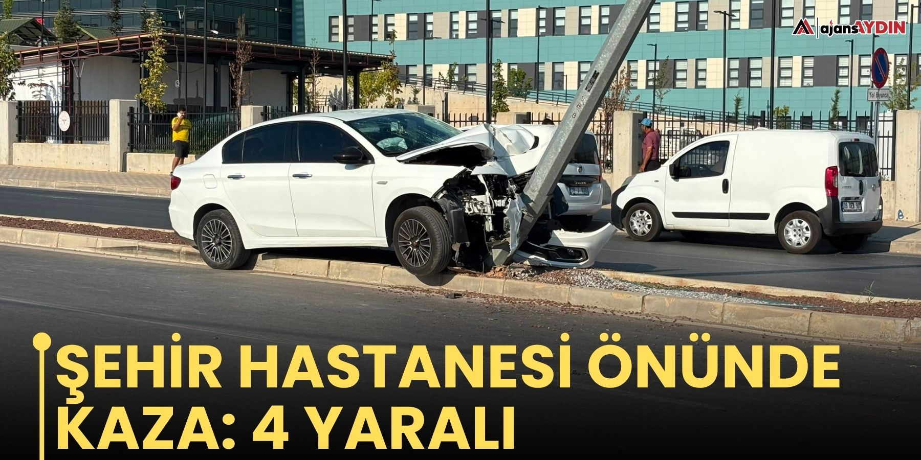 Şehir Hastanesi önünde kaza: 4 yaralı
