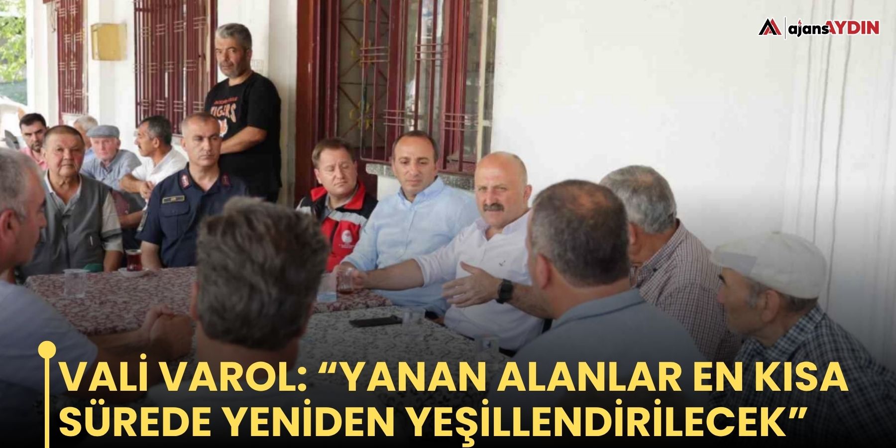 Vali Varol: “Yanan alanlar en kısa sürede yeniden yeşillendirilecek”