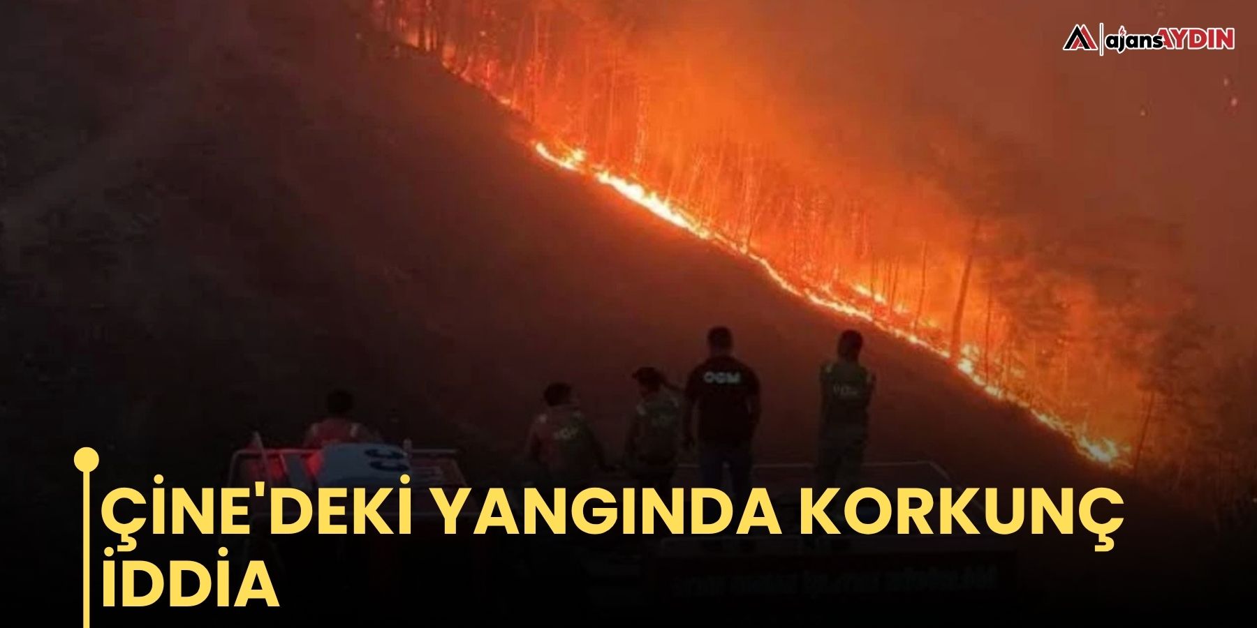 Çine'deki yangında korkunç iddia