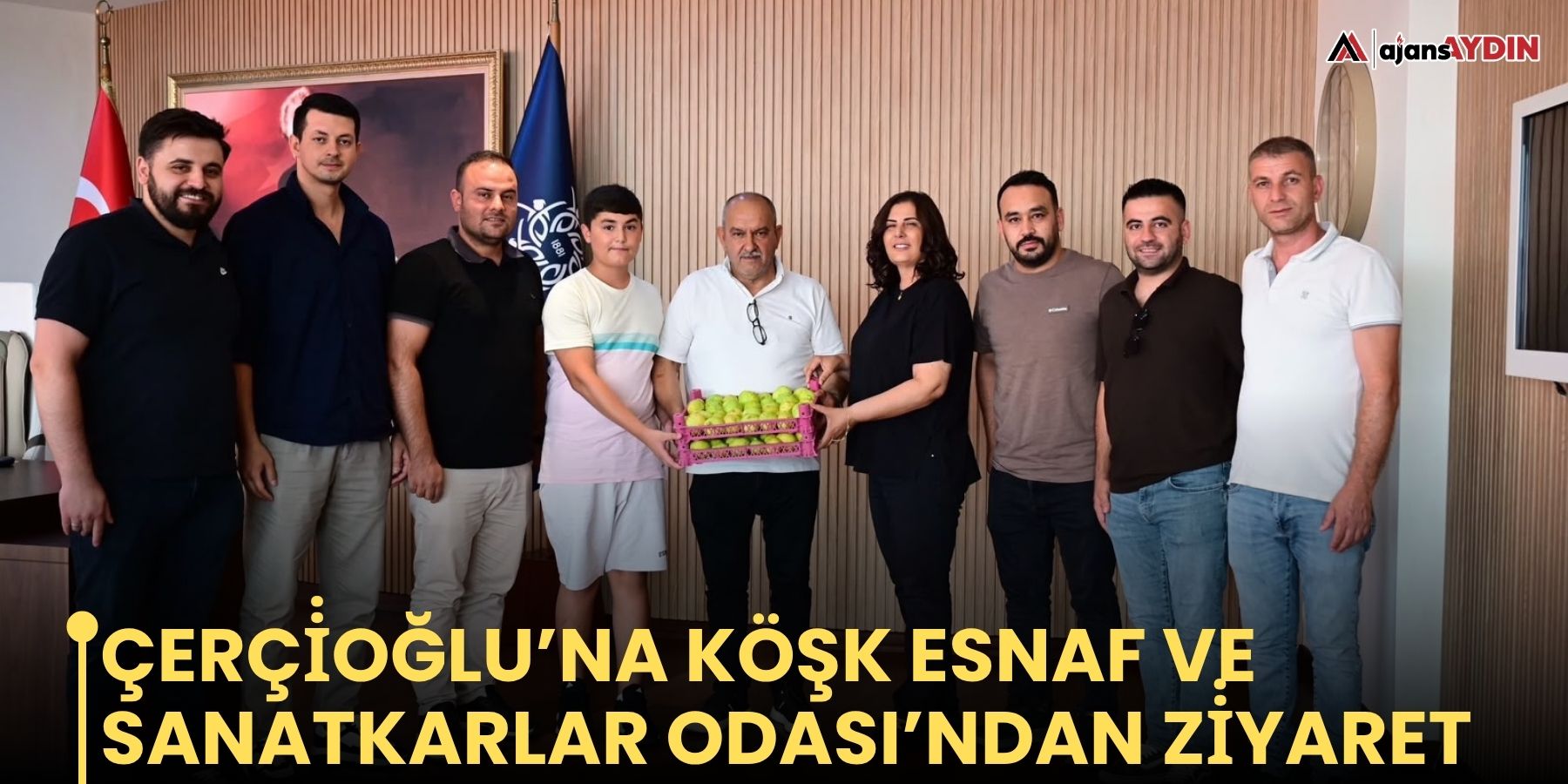 Çerçi̇oğlu’na Köşk Esnaf ve Sanatkarlar Odası’ndan Zi̇yaret