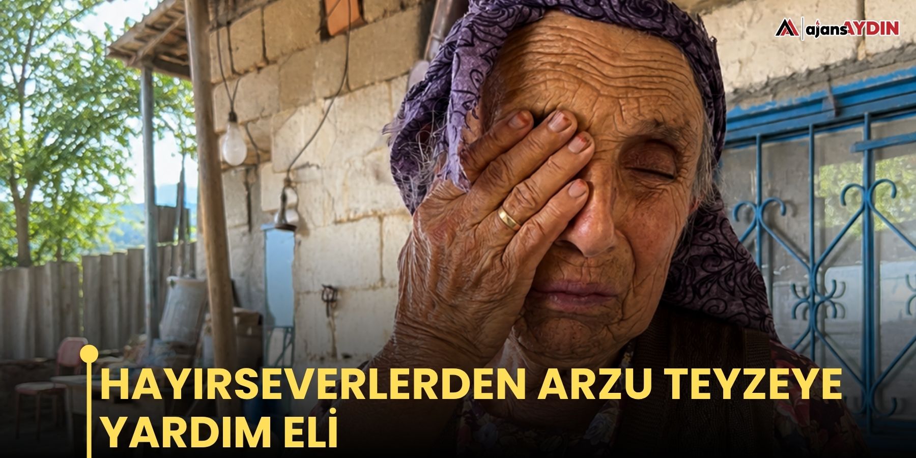 Hayırseverlerden Arzu Teyzeye yardım eli