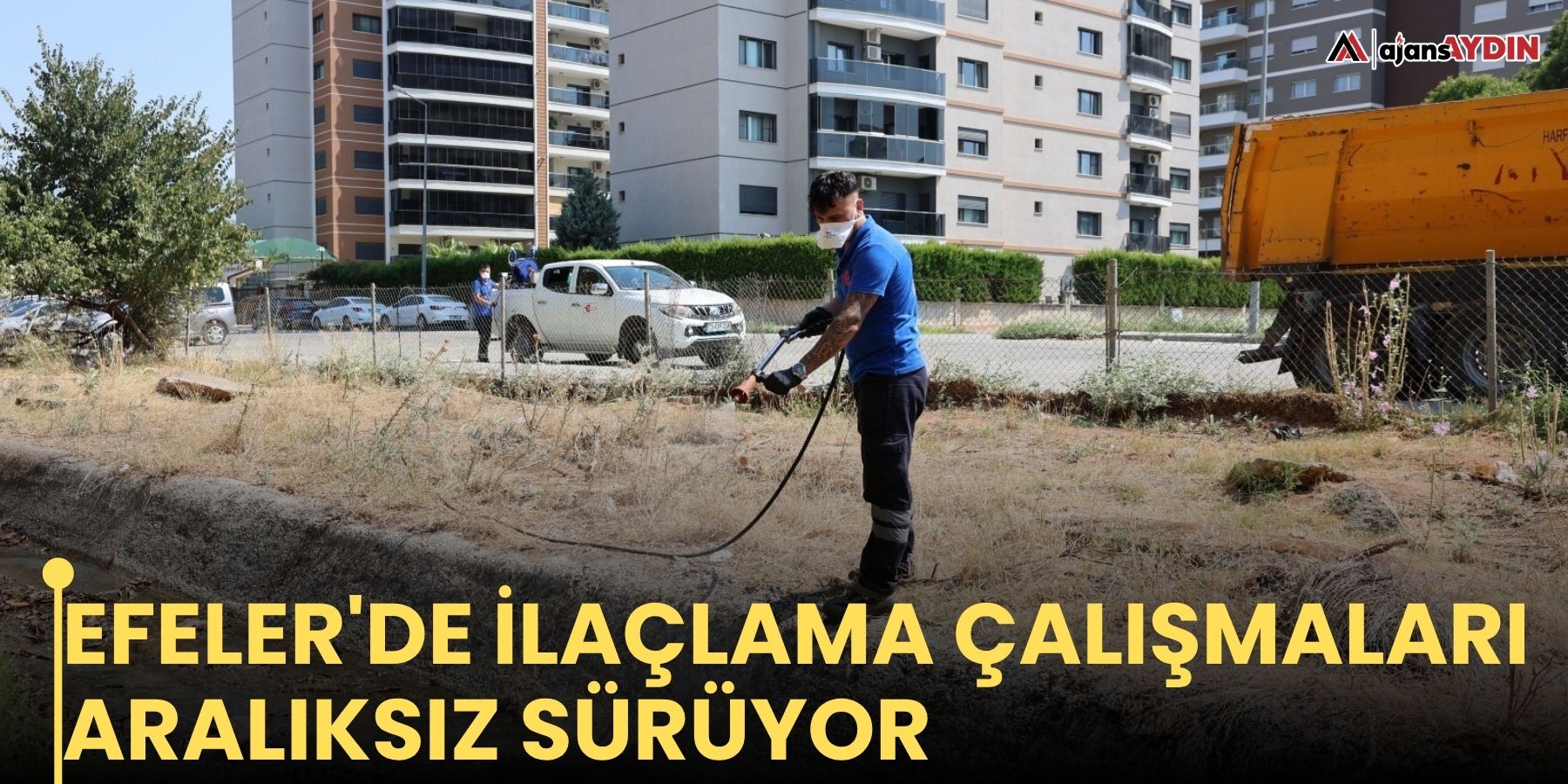 Efeler'de  ilaçlama çalışmaları aralıksız sürüyor