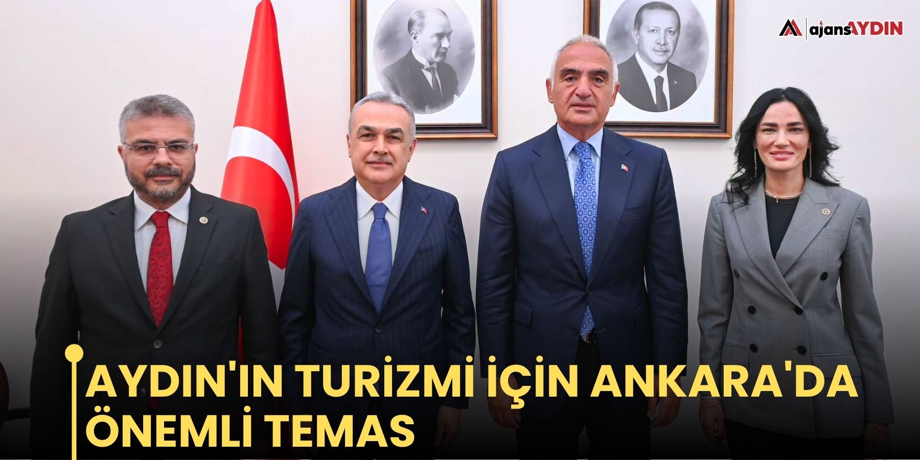 Aydın'ın turizmi için Ankara'da önemli temas