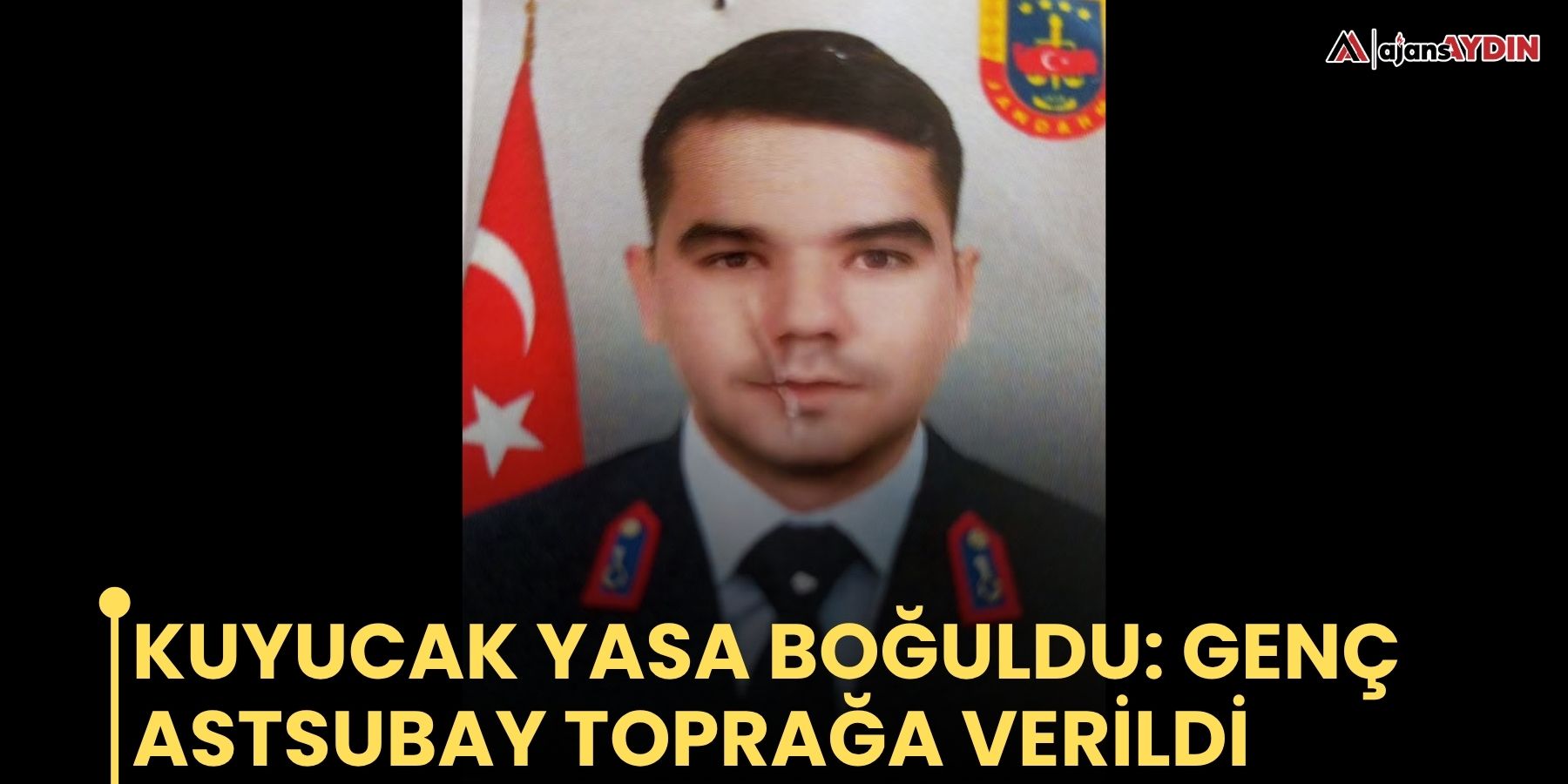 Kuyucak yasa boğuldu: Genç astsubay toprağa verildi