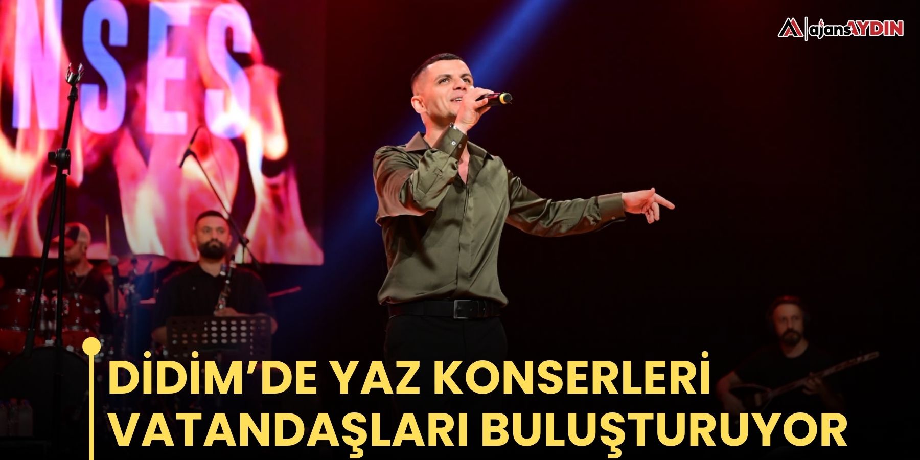 Didim’de yaz konserleri vatandaşları buluşturuyor