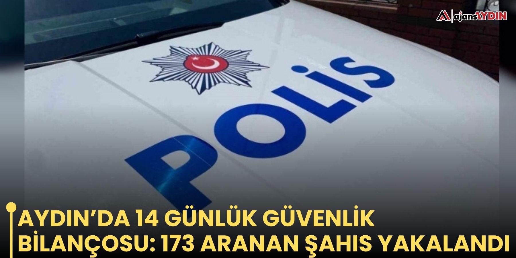 Aydın’da 14 günlük güvenlik bilançosu: 173 aranan şahıs yakalandı