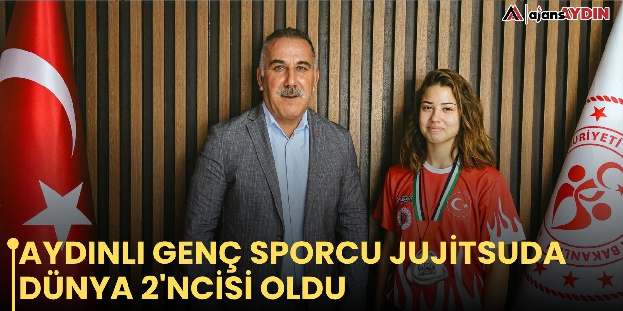 Aydınlı genç sporcu jujitsuda dünya 2'ncisi oldu