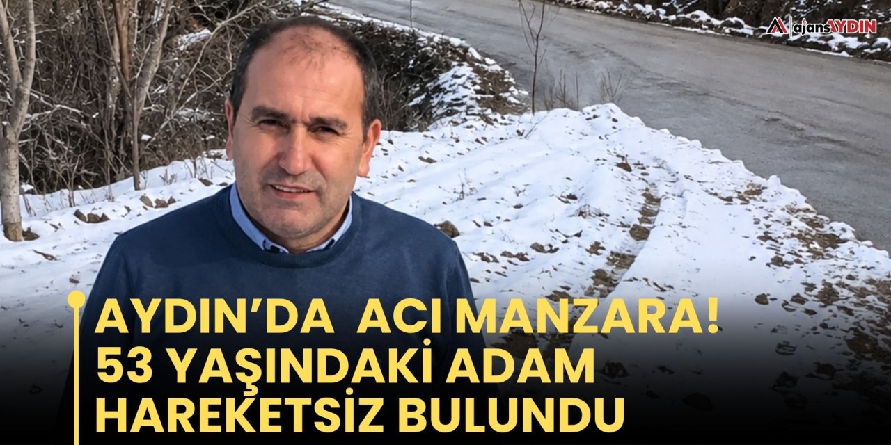 Aydın’da zeytinlikte acı manzara! 53 yaşındaki adam ölü bulundu