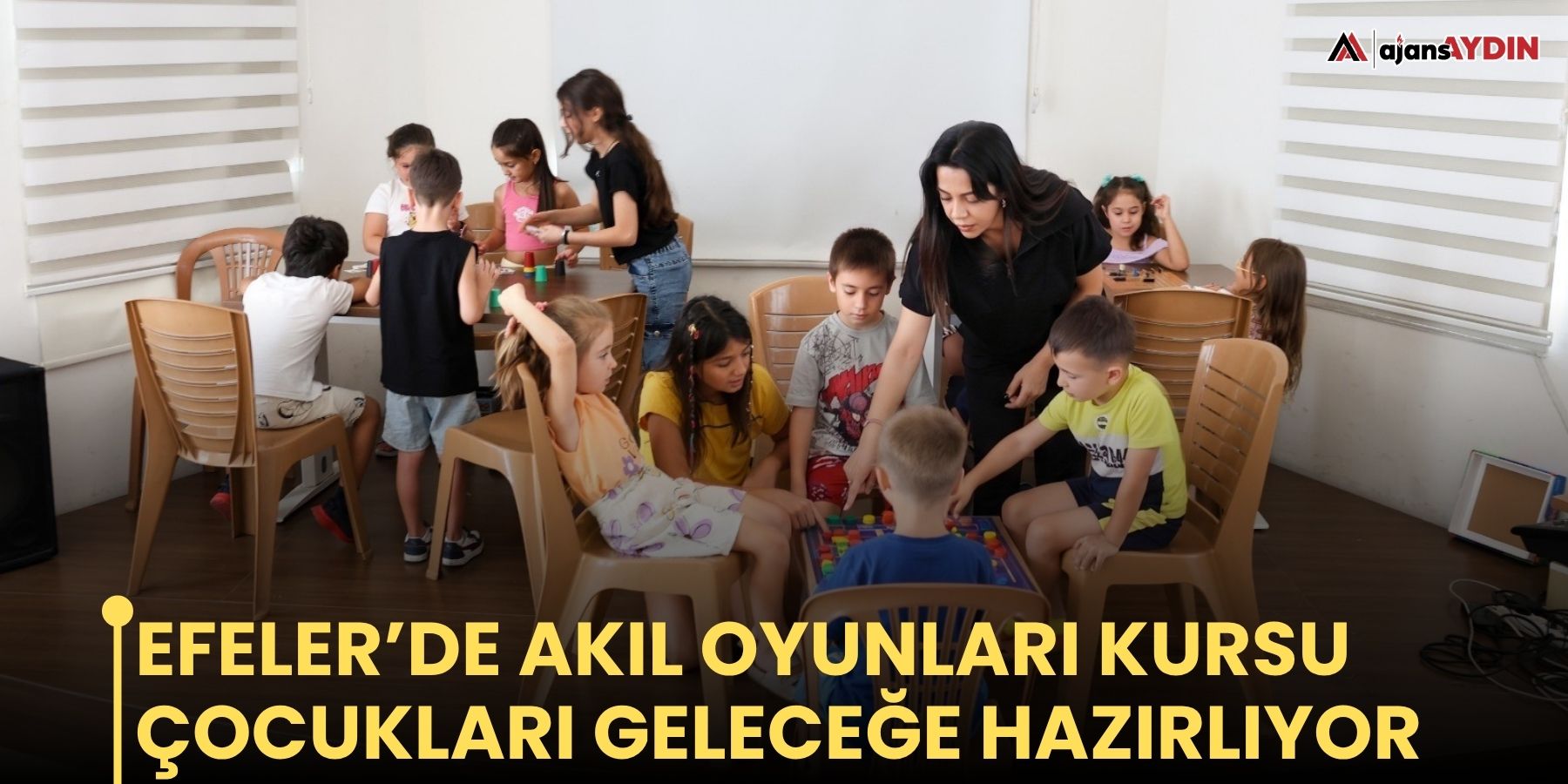 Efeler’de Akıl Oyunları Kursu çocukları geleceğe hazırlıyor